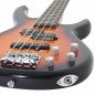vidaXL E-Bass für Anfänger mit Tasche Braun und Schwarz 4/4 46" vidaXL E-Bass für Anfänger mit Tasche Braun und Schwarz 4/4 46"