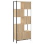 vidaXL Bücherregal Sonoma-Eiche 72x28x172 cm Holzwerkstoff vidaXL Bücherregal Sonoma-Eiche 72x28x172 cm Holzwerkstoff