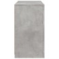 vidaXL Sideboard mit LED-Leuchten Betongrau 60,5x37x67 cm vidaXL Sideboard mit LED-Leuchten Betongrau 60,5x37x67 cm