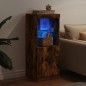 vidaXL Sideboard mit LED-Leuchten Räuchereiche 41x37x100 cm vidaXL Sideboard mit LED-Leuchten Räuchereiche 41x37x100 cm
