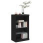 vidaXL Sideboard mit LED-Leuchten Schwarz 60,5x37x100 cm vidaXL Sideboard mit LED-Leuchten Schwarz 60,5x37x100 cm