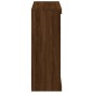 vidaXL Sideboard mit LED-Leuchten Braun Eichen-Optik 81x37x100 cm vidaXL Sideboard mit LED-Leuchten Braun Eichen-Optik 81x37x100 cm
