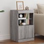 vidaXL Sideboard mit LED-Leuchten Grau Sonoma 41x37x67 cm vidaXL Sideboard mit LED-Leuchten Grau Sonoma 41x37x67 cm