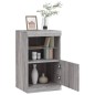 vidaXL Sideboard mit LED-Leuchten Grau Sonoma 41x37x67 cm vidaXL Sideboard mit LED-Leuchten Grau Sonoma 41x37x67 cm
