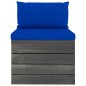 Garten-Palettensofa 4-Sitzer mit Kissen Kiefer Massivholz Garten-Palettensofa 4-Sitzer mit Kissen Kiefer Massivholz