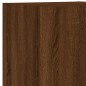 vidaXL 4-tlg. Wohnwand mit LED-Beleuchtung Braun Eiche Holzwerkstoff vidaXL 4-tlg. Wohnwand mit LED-Beleuchtung Braun Eiche Holzwerkstoff
