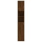 vidaXL Badezimmerschrank Braun Eiche 32x25,5x190 cm Holzwerkstoff vidaXL Badezimmerschrank Braun Eiche 32x25,5x190 cm Holzwerkstoff