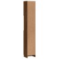 vidaXL Badezimmerschrank Braun Eiche 32x25,5x190 cm Holzwerkstoff vidaXL Badezimmerschrank Braun Eiche 32x25,5x190 cm Holzwerkstoff