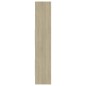 vidaXL Bücherregal Weiß Sonoma-Eiche 40x35x180 cm Holzwerkstoff vidaXL Bücherregal Weiß Sonoma-Eiche 40x35x180 cm Holzwerkstoff
