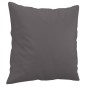 vidaXL 2-Sitzer-Sofa mit Zierkissen Grau 120 cm Kunstleder vidaXL 2-Sitzer-Sofa mit Zierkissen Grau 120 cm Kunstleder
