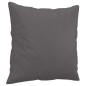 vidaXL 2-Sitzer-Sofa mit Zierkissen Grau 140 cm Kunstleder vidaXL 2-Sitzer-Sofa mit Zierkissen Grau 140 cm Kunstleder