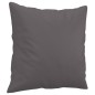 vidaXL 2-Sitzer-Sofa mit Zierkissen Grau 120 cm Kunstleder vidaXL 2-Sitzer-Sofa mit Zierkissen Grau 120 cm Kunstleder