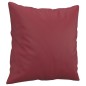 vidaXL 2-Sitzer-Sofa mit Zierkissen Weinrot 140 cm Kunstleder vidaXL 2-Sitzer-Sofa mit Zierkissen Weinrot 140 cm Kunstleder