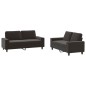 vidaXL 2-tlg. Sofagarnitur Schwarz Stoff vidaXL 2-tlg. Sofagarnitur Schwarz Stoff