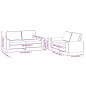 vidaXL 2-tlg. Sofagarnitur Schwarz Stoff vidaXL 2-tlg. Sofagarnitur Schwarz Stoff
