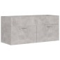 vidaXL Badmöbel-Set Betongrau Holzwerkstoff vidaXL Badmöbel-Set Betongrau Holzwerkstoff