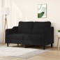 vidaXL 2-Sitzer-Sofa Schwarz 140 cm Stoff vidaXL 2-Sitzer-Sofa Schwarz 140 cm Stoff