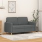 vidaXL 2-Sitzer-Sofa Dunkelgrau 120 cm Stoff vidaXL 2-Sitzer-Sofa Dunkelgrau 120 cm Stoff
