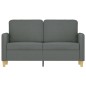 vidaXL 2-Sitzer-Sofa Dunkelgrau 120 cm Stoff vidaXL 2-Sitzer-Sofa Dunkelgrau 120 cm Stoff