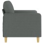 vidaXL 2-Sitzer-Sofa Dunkelgrau 120 cm Stoff vidaXL 2-Sitzer-Sofa Dunkelgrau 120 cm Stoff