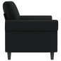 vidaXL 2-Sitzer-Sofa Schwarz 120 cm Kunstleder vidaXL 2-Sitzer-Sofa Schwarz 120 cm Kunstleder