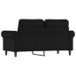vidaXL 2-Sitzer-Sofa Schwarz 120 cm Kunstleder vidaXL 2-Sitzer-Sofa Schwarz 120 cm Kunstleder