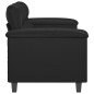 vidaXL 2-Sitzer-Sofa Schwarz 140 cm Kunstleder vidaXL 2-Sitzer-Sofa Schwarz 140 cm Kunstleder