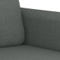 vidaXL 2-tlg. Sofagarnitur mit Kissen Dunkelgrau Stoff vidaXL 2-tlg. Sofagarnitur mit Kissen Dunkelgrau Stoff