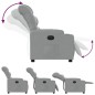 vidaXL Relaxsessel Hellgrau Stoff vidaXL Relaxsessel Hellgrau Stoff