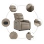 vidaXL Relaxsessel Cappuccino-Braun Kunstleder vidaXL Relaxsessel Cappuccino-Braun Kunstleder