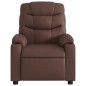 vidaXL Elektrischer Relaxsessel Braun Kunstleder vidaXL Elektrischer Relaxsessel Braun Kunstleder