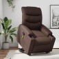 vidaXL Massagesessel mit Aufstehhilfe Braun Kunstleder vidaXL Massagesessel mit Aufstehhilfe Braun Kunstleder