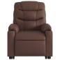 vidaXL Massagesessel mit Aufstehhilfe Braun Kunstleder vidaXL Massagesessel mit Aufstehhilfe Braun Kunstleder