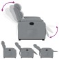 vidaXL Relaxsessel mit Aufstehhilfe Hellgrau Stoff vidaXL Relaxsessel mit Aufstehhilfe Hellgrau Stoff