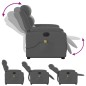 vidaXL Elektrischer Massagesessel mit Aufstehhilfe Dunkelgrau Stoff vidaXL Elektrischer Massagesessel mit Aufstehhilfe Dunkelgrau Stoff