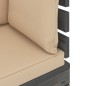 vidaXL Garten-Palettensofa 4-Sitzer mit Kissen Kiefer Massivholz vidaXL Garten-Palettensofa 4-Sitzer mit Kissen Kiefer Massivholz