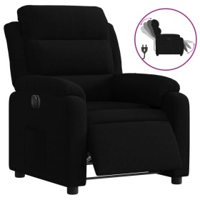 vidaXL Relaxsessel Elektrisch Schwarz Samt