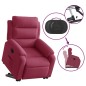 vidaXL Relaxsessel mit Aufstehhilfe Weinrot Samt vidaXL Relaxsessel mit Aufstehhilfe Weinrot Samt