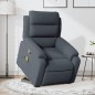 vidaXL Massagesessel mit Aufstehhilfe Dunkelgrau Samt vidaXL Massagesessel mit Aufstehhilfe Dunkelgrau Samt