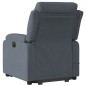 vidaXL Massagesessel mit Aufstehhilfe Dunkelgrau Samt vidaXL Massagesessel mit Aufstehhilfe Dunkelgrau Samt
