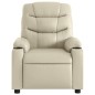 vidaXL Massagesessel Elektrisch Creme Kunstleder vidaXL Massagesessel Elektrisch Creme Kunstleder