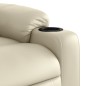 vidaXL Massagesessel Elektrisch Creme Kunstleder vidaXL Massagesessel Elektrisch Creme Kunstleder