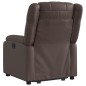 vidaXL Relaxsessel mit Aufstehhilfe Braun Kunstleder vidaXL Relaxsessel mit Aufstehhilfe Braun Kunstleder