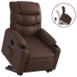 vidaXL Relaxsessel mit Aufstehhilfe Braun Kunstleder vidaXL Relaxsessel mit Aufstehhilfe Braun Kunstleder