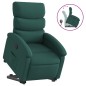 vidaXL Relaxsessel mit Aufstehhilfe Dunkelgrün Stoff vidaXL Relaxsessel mit Aufstehhilfe Dunkelgrün Stoff