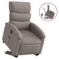 vidaXL Relaxsessel mit Aufstehhilfe Taupe Stoff vidaXL Relaxsessel mit Aufstehhilfe Taupe Stoff