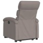 vidaXL Relaxsessel mit Aufstehhilfe Taupe Stoff vidaXL Relaxsessel mit Aufstehhilfe Taupe Stoff
