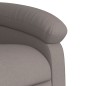 vidaXL Relaxsessel mit Aufstehhilfe Taupe Stoff vidaXL Relaxsessel mit Aufstehhilfe Taupe Stoff