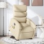 vidaXL Massagesessel mit Aufstehhilfe Creme Stoff vidaXL Massagesessel mit Aufstehhilfe Creme Stoff