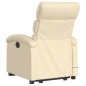 vidaXL Massagesessel mit Aufstehhilfe Creme Stoff vidaXL Massagesessel mit Aufstehhilfe Creme Stoff